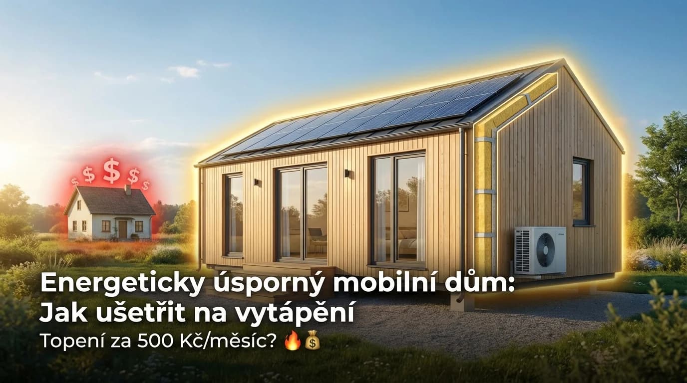 Energeticky úsporný mobilní dům: Jak ušetřit na vytápění