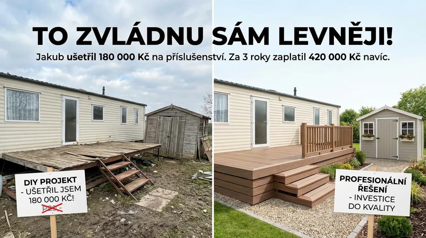 To zvládnu sám levněji!" Jakub ušetřil 180 000 Kč na příslušenství. Za 3 roky zaplatil 420 000 Kč navíc.