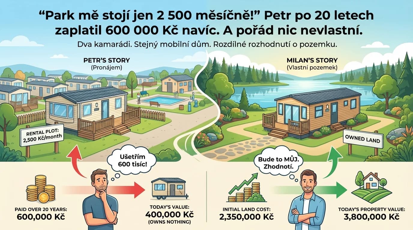"Park mě stojí jen 2 500 měsíčně!" Petr po 20 letech zaplatil 600 000 Kč navíc. A pořád nic nevlastní.