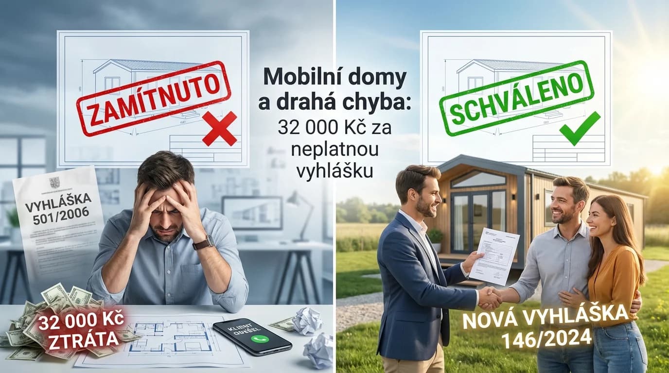 "Použiju vyhlášku 501/2006, je osvědčená!" Projektant Radek ztratil 32 000 Kč. A zákazníka.