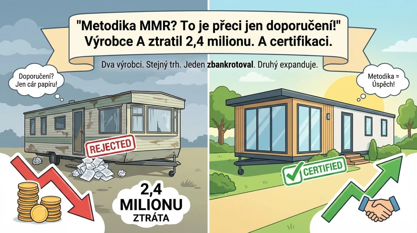 "Metodika MMR? To je přeci jen doporučení!" Výrobce A ztratil 2,4 milionu. A certifikaci.