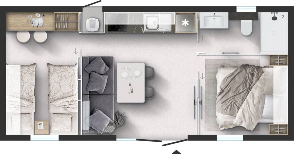 Půdorys Aurora 854 B21